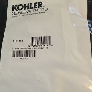 Kohler Cold Retrofit Full Assembly Kit - For Wide Spread Faucet Part # 1131482